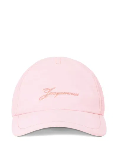 Jacquemus Baluchon Baseball Cap In Pink