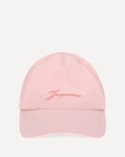 Jacquemus Baluchon Baseball Cap In Pink