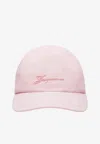 Jacquemus Baluchon Baseball Cap In Pink