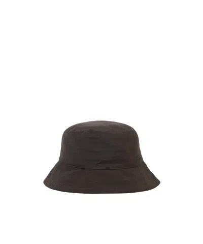 Jacquemus Baluchon Logo Detailed Bucket Hat In Brown