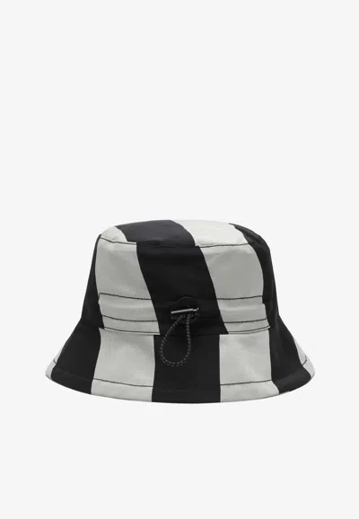 Jacquemus Baluchon Stripe Bucket Hat In Multi