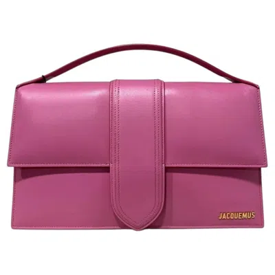 Pre-owned Jacquemus Bambimou Leather Handbag Pink