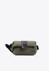Jacquemus La Banane Bambino Cotton Belt Bag In Khaki