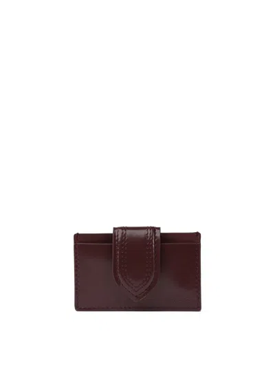 Jacquemus "bambino" Card Holder In Brown