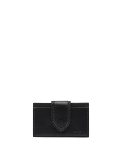 Jacquemus "bambino" Card Holder In Black