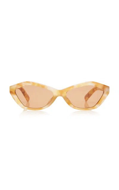 JACQUEMUS BAMBINO CAT-EYE ACETATE SUNGLASSES