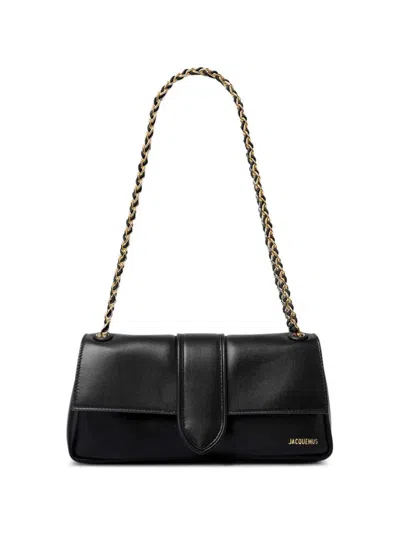 Jacquemus Le Bambino Chaine Chain Shoulder Bag In Black