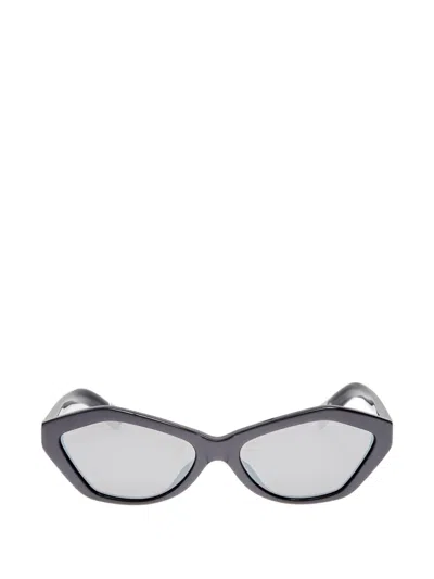 Jacquemus Bambino Geometric-frame Sunglasses In Gray