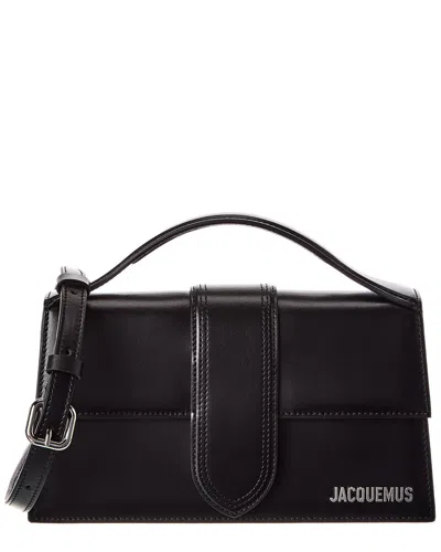 JACQUEMUS JACQUEMUS BAMBINO LARGE LEATHER SHOULDER BAG
