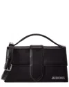 Jacquemus The Large Bambino Strapped Top Handle Bag In Black