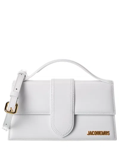 JACQUEMUS BAMBINO LARGE LEATHER SHOULDER BAG