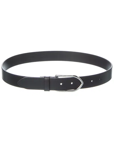 Jacquemus Bambino Leather Belt In Black