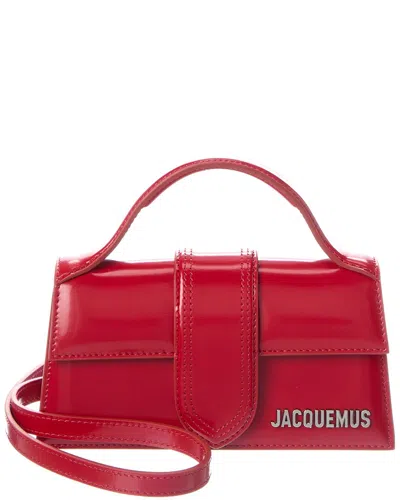 Jacquemus Bambino Leather Crossbody In Black