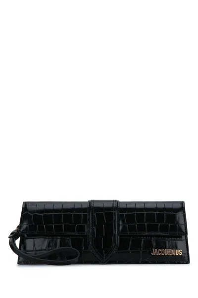 Jacquemus Bambino Pouch Clutch For Women In Black