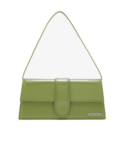Jacquemus Bambino Shoulder Bag In Green