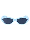 Jacquemus Light Blue Acetate Sunglasses In Blue