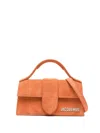 Jacquemus Womens Terracotta Le Bambino Leather Top Handle Bag In Orange