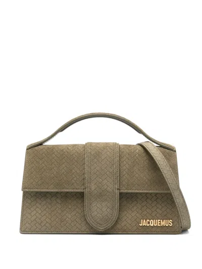 Jacquemus Bambino Top-handle Tote Bag In Green
