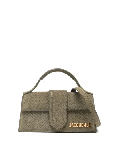 Jacquemus Women Le Bambino Leather Handbag In Green