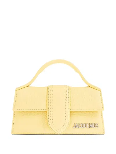 Jacquemus Bambino Top-handle Tote Bag In Yellow