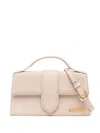 Jacquemus Le Grand Bambino Leather Crossbody Bag In Neutral