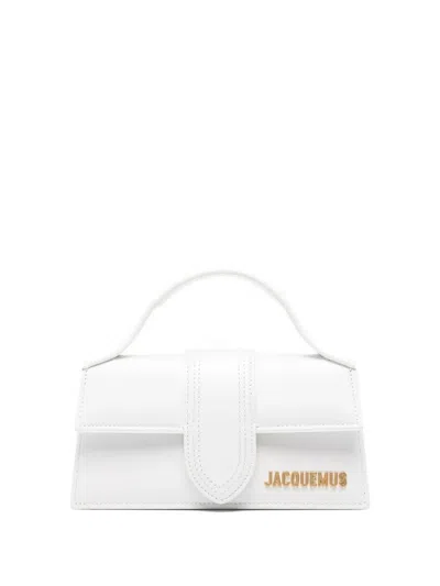 Pre-owned Jacquemus Bambino Tote Bag In White