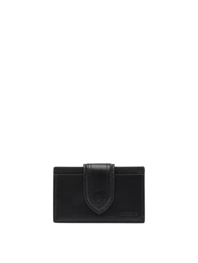 Jacquemus Le Porte Carte Bambino Card Holder In Black