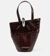Jacquemus Le Petit Bambola In Brown