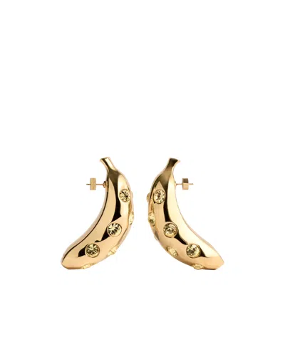 JACQUEMUS JACQUEMUS LES BOUCLES BANANES EARRINGS