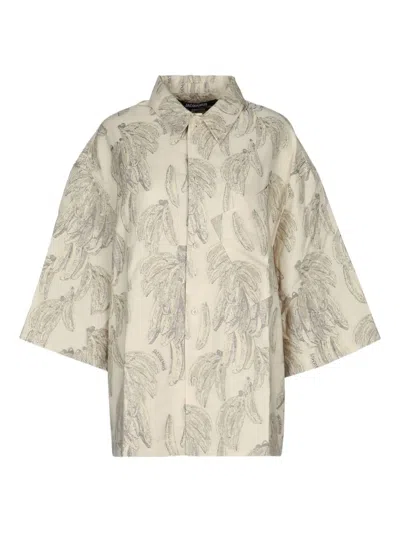 Jacquemus Banana-print Oversized Shirt