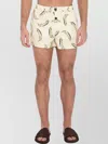 Jacquemus Banana Print Swimsuit Puntini Pattern In White