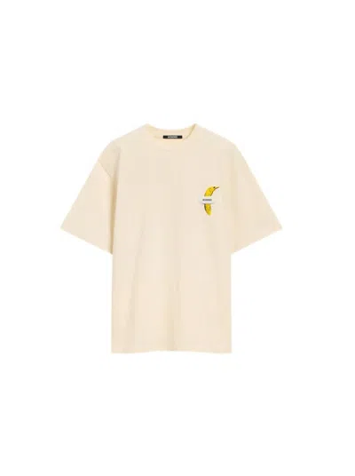 JACQUEMUS JACQUEMUS BANANA TEE OFF WHITE