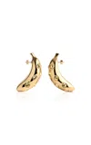 Jacquemus Les Boucles Bananes Earrings In Gold