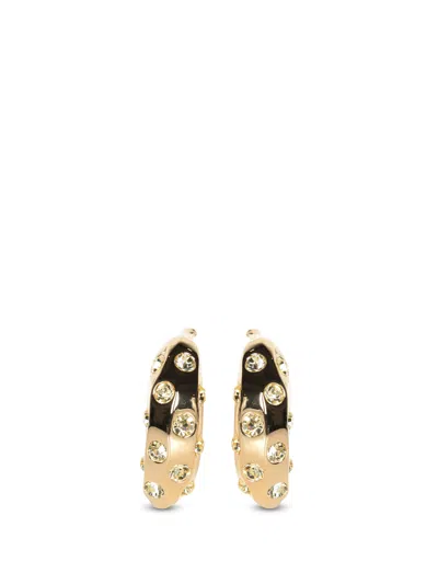Jacquemus Bananes Gold Earrings In Grey