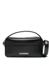 Jacquemus Rectangular Top Handle Shoulder Bag In Black