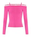 Jacquemus Bare-shoulder Blouse In Pink
