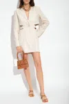 Jacquemus Suit Jacket Mini Dress In Beige