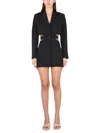 Jacquemus 'la Robe Bari' Black Single-breasted Jacket With Cut-out In Black