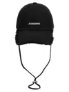 Jacquemus Baseball Cap In Black