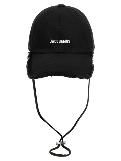 Jacquemus Baseball Cap In Black