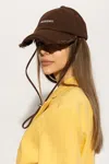 Jacquemus La Casquette Artichaut In Brown