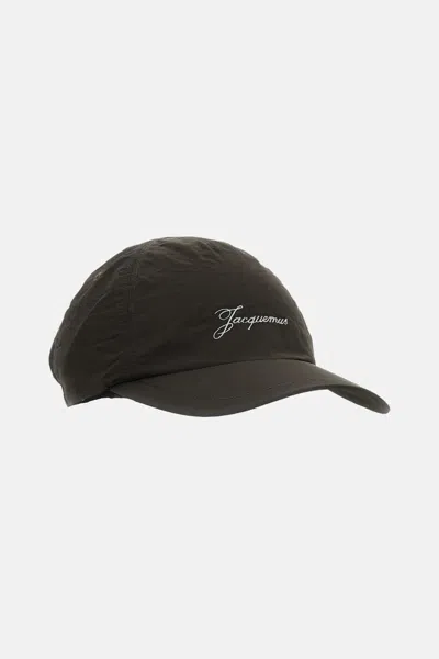 Jacquemus Baseball Cap La Casquette Baluchon In Brown