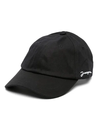 Jacquemus Baseball Cap La Casquette  In Black