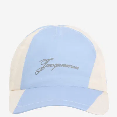 Jacquemus Baseball Cap With Logo In Blue