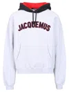 Jacquemus Light Grey Le Hoodie Baseball Sweatshirt Men