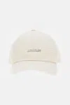 Jacquemus La Casquette Gadjo Baseball Cap In Neutral