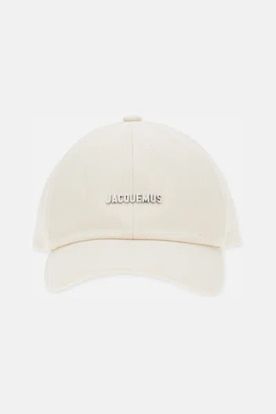 Jacquemus Basketball Cap In White