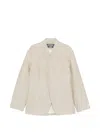 Jacquemus Bastide Wrap-front Blazer In Neutral