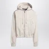 Jacquemus The Bateau Zip-up Windbreaker Jacket In White