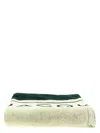 Jacquemus Cruise Towel With Palm Tree Embroidery In Neutral